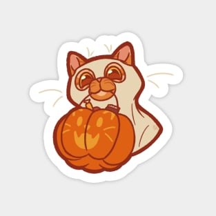 Trick or Treating Kitty Sticker